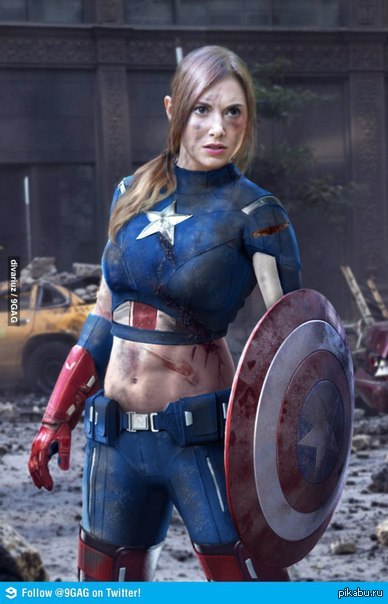 Woman Captain America 