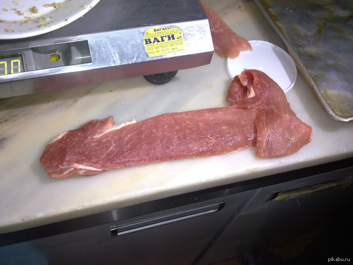 I cut off a piece of meat at work and then .... - Strawberry, My, NSFW