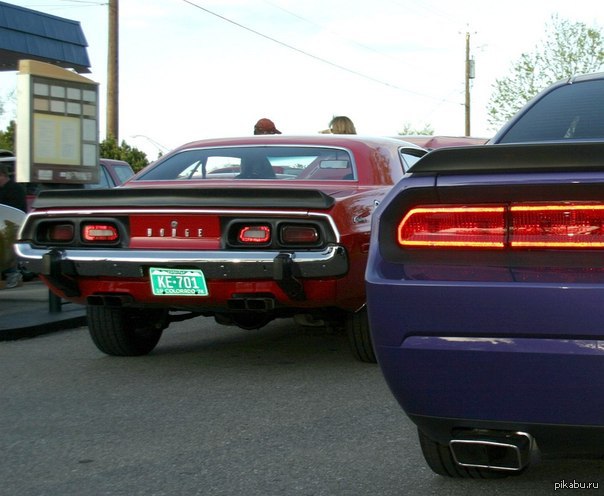 1974 &amp; 2011 Dodge Challenger