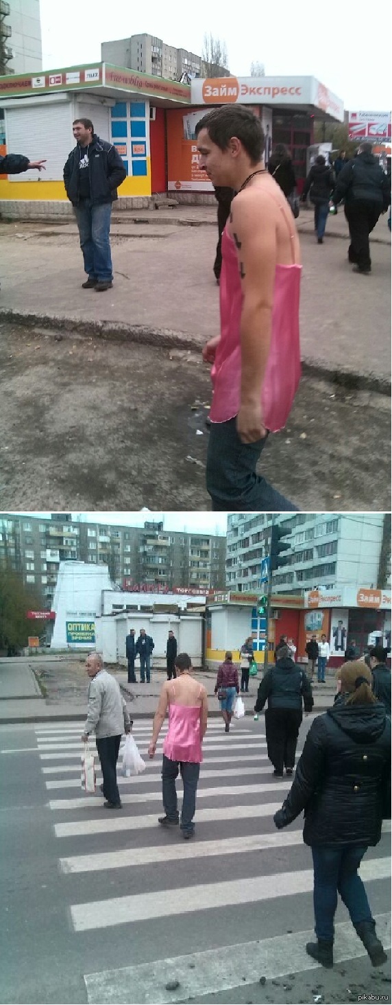 Наблюдал недавно такую картину на остановке...Наверное спорить весело,но холодно)