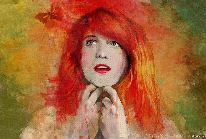 Флоренс Уэлч (Florence Welch), вокалистка группы "Florence & The Machine"