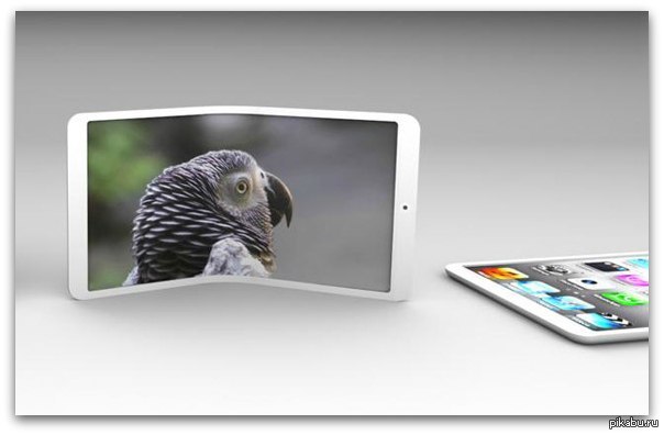 Гнущийся мобильник) Дизайнеры Студии Poorter Design создали концепт мобильного телефона.