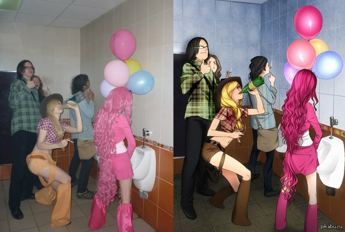 Party Hard в аниме стиле