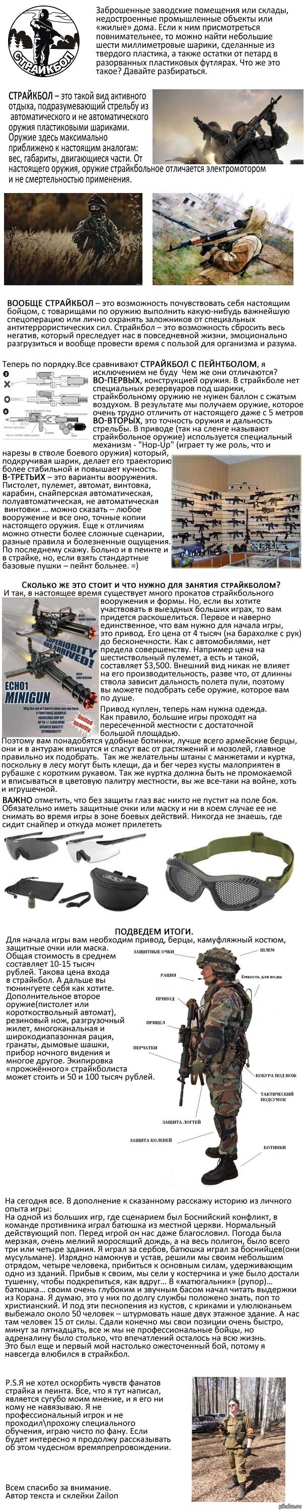 Длиннопост о Страйкболе.