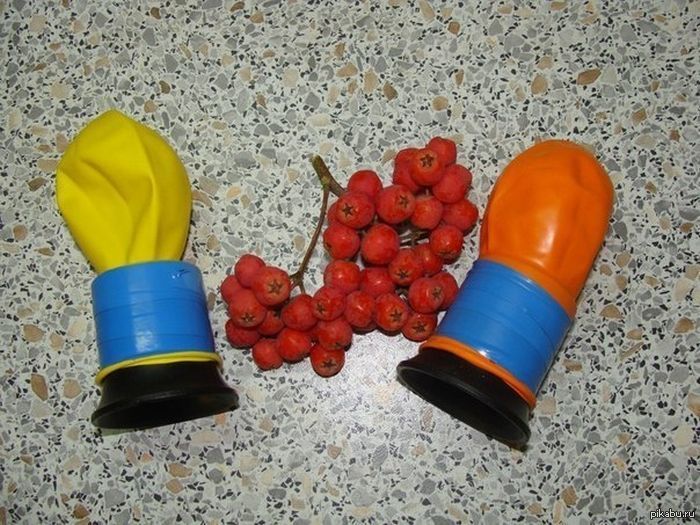 Пистолет из бутылок