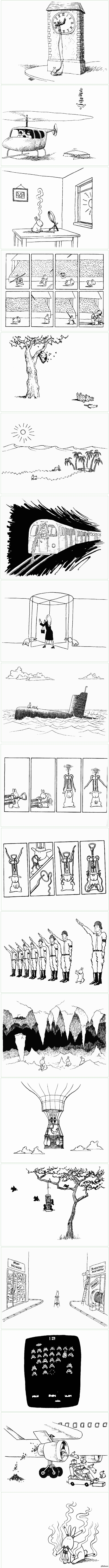 Самоубийства кроликов :) Если понравится,склею продолжение ;)