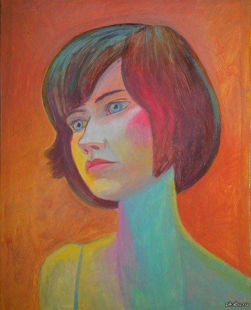 Вот, решила похвастаться портретом)