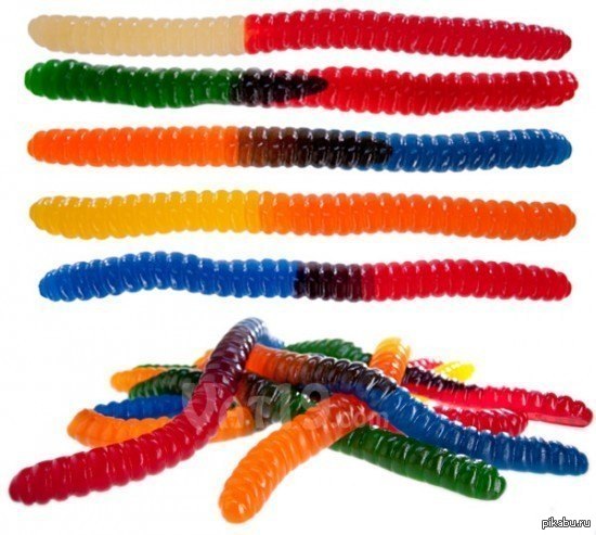 Pictures Of Gummy Worms