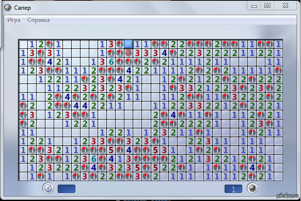 Код игры сапер