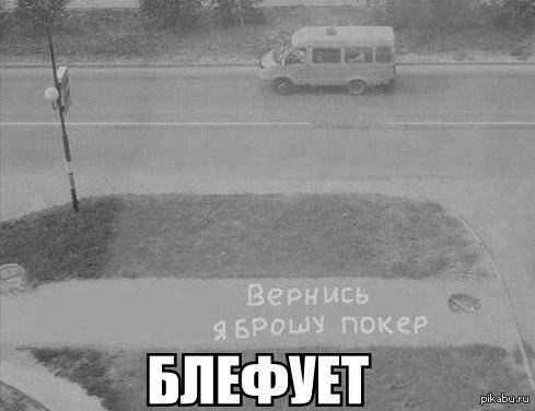 Блеф... | Пикабу