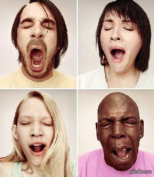 you want to yawn)) - Pictures and photos, Yawn, You are next, Picture with text