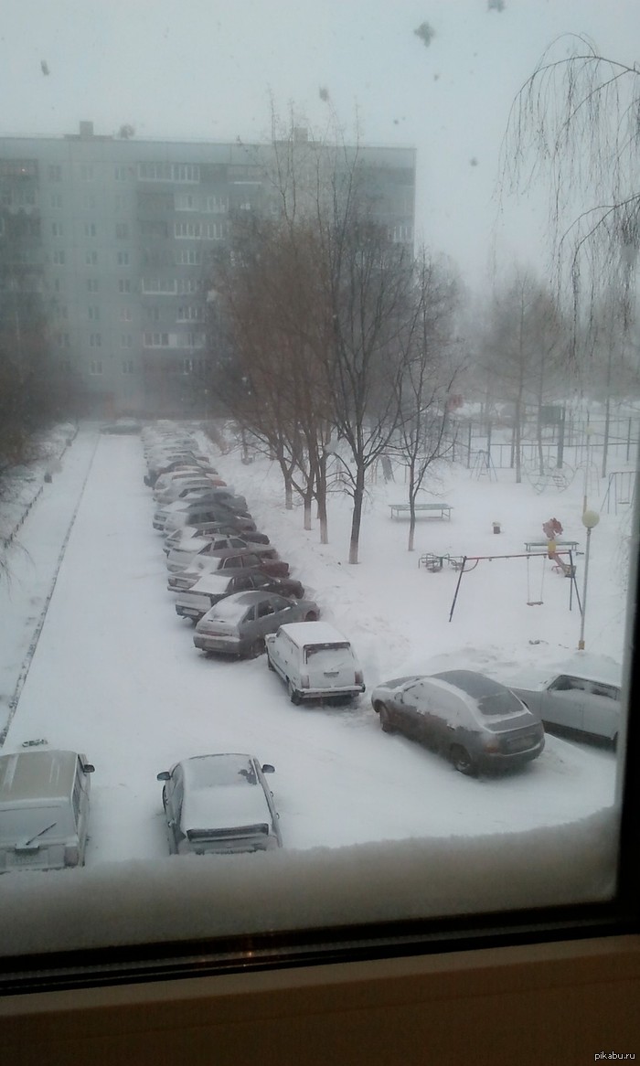 В преддверии марта... Вот такая погода в Тольятти =(