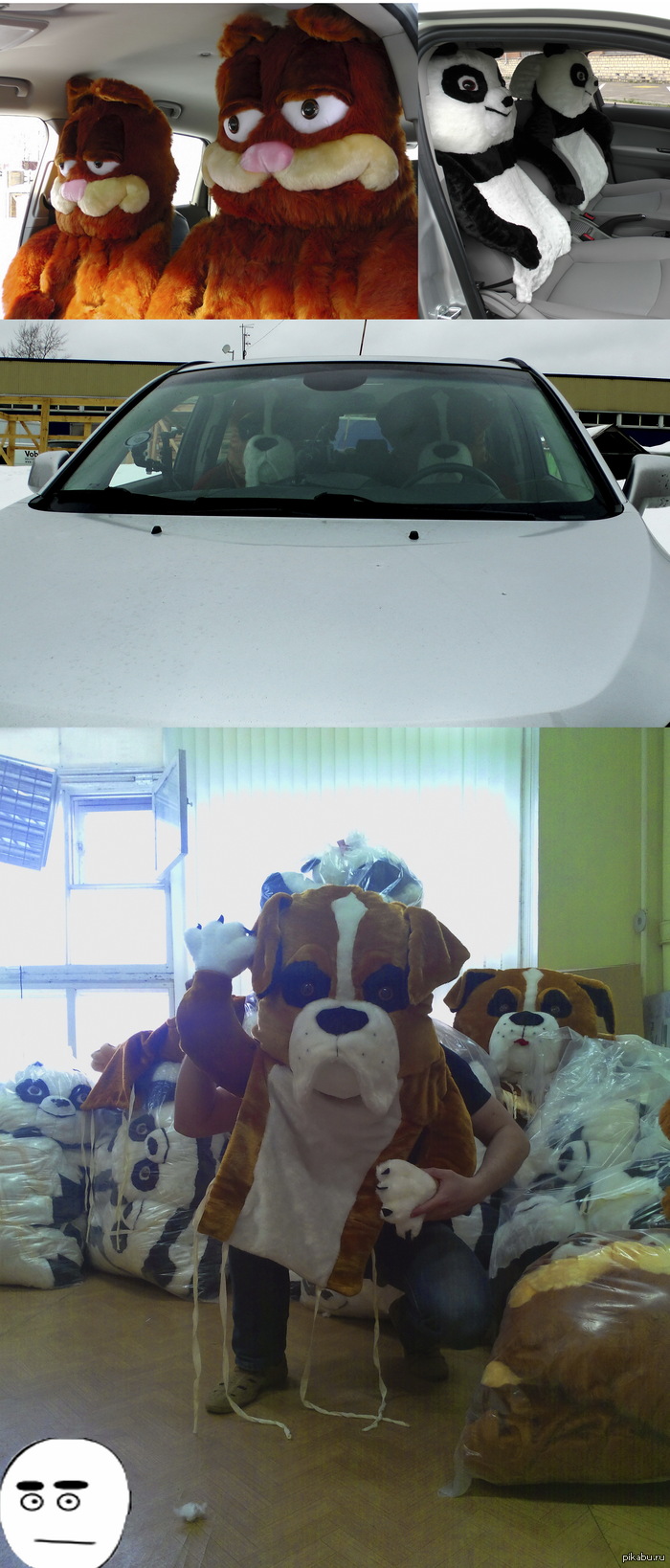 У меня работа творческая) я шью игрушки и прикольные чехлы для авто.