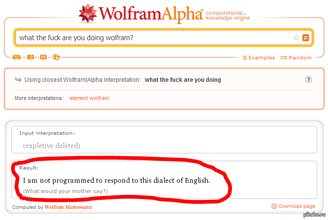     Wolfram|Alfa  :  -  , **, , ?  -         (   ,   )