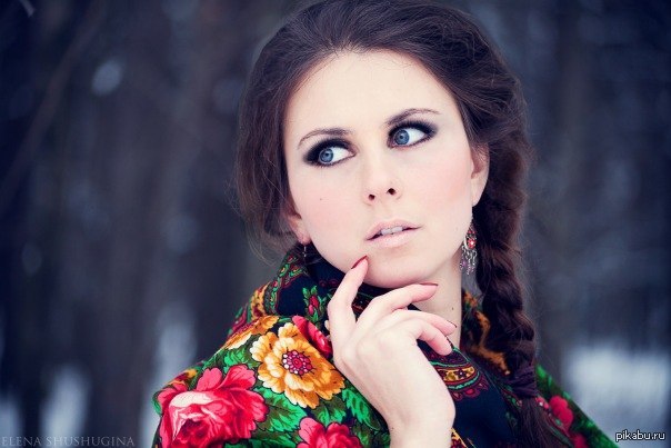 Here she is, a real Russian beauty.) - Girls, beauty, Russia
