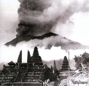 Извержение вулкана Агун