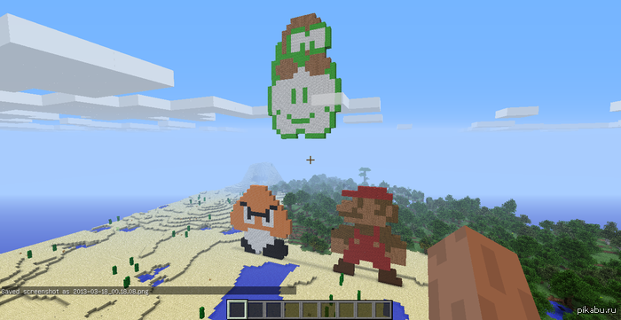 Super Mario &amp; Minecraft       Minecraft.  .