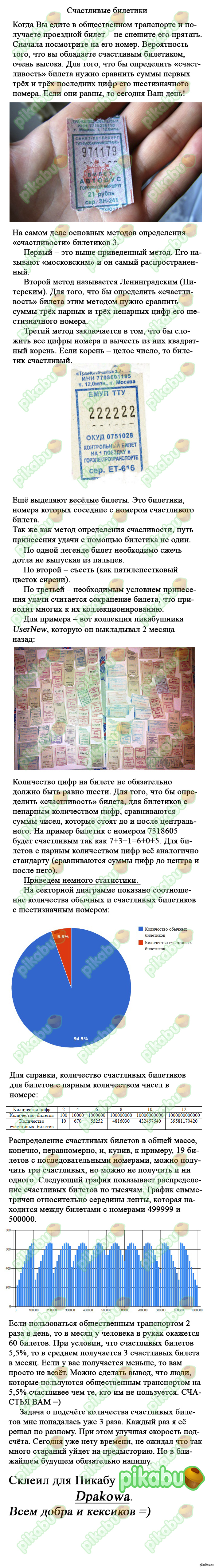 Счастливые билетики (Длиннопост)