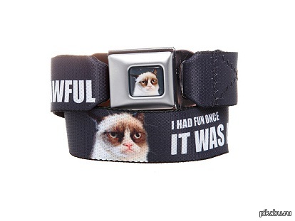 Ремень Grumpy Cat.