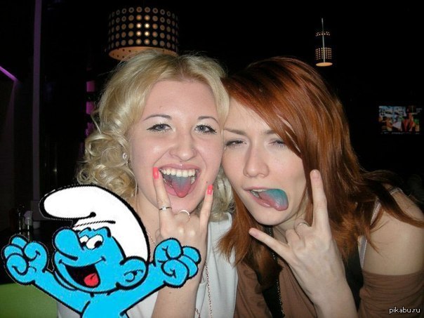 Well you get the idea - NSFW, Girls, The smurfs, Blow job