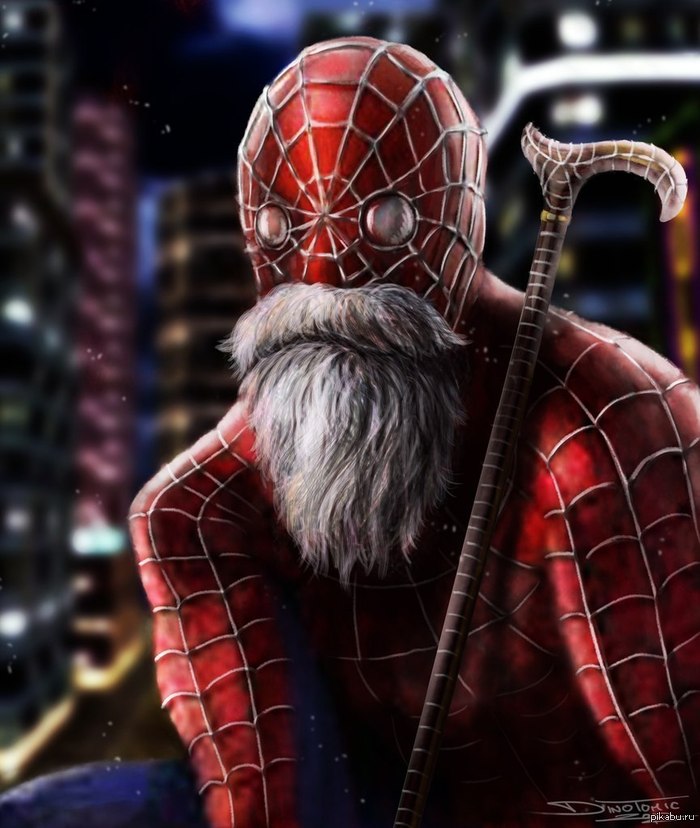 spider man is not the same - Spider-man, Old age, Beard