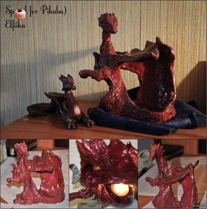 Люблю драконов) сделала сама