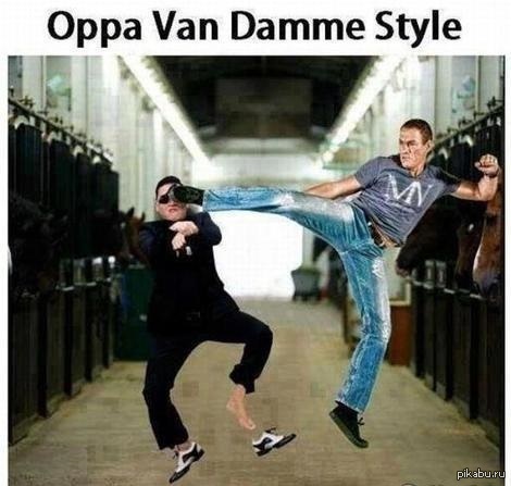 Oppa Van Damme style !!    !