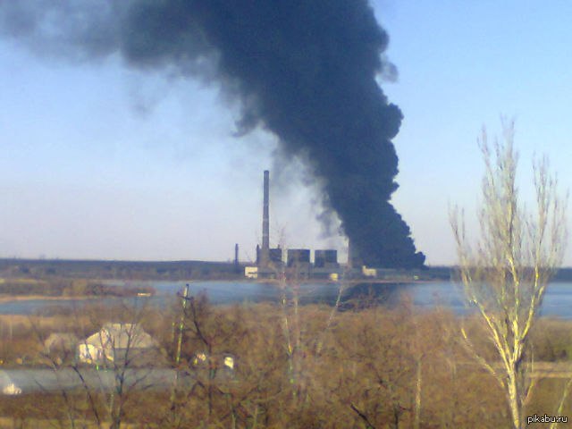 Пожар на Углегорской ТЭС ликвидировали