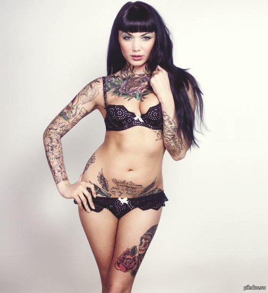 How do you like this body and tattoo?) - NSFW, Tattoo, Underwear, Erotic