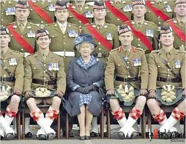 Her Majesty Queen Elizabeth II and guys in kilts) - NSFW, My, Queen, AND, Pussy, Tag