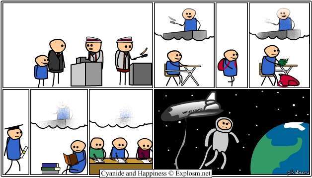 Unrealized dream - Cyanide and Happiness, Hopelessness