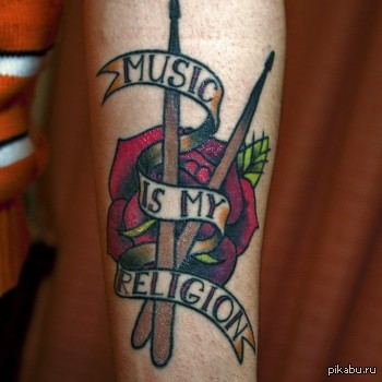 How do you like the tattoo? - NSFW, Tattoo, Drumsticks