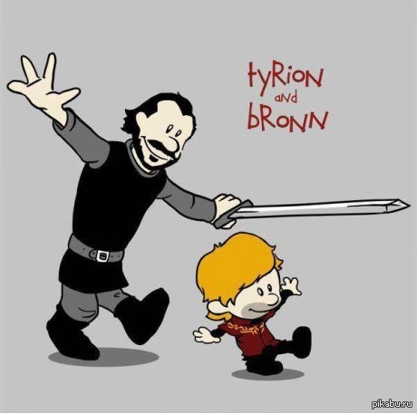 Tyrion and Bronn - Game of Thrones, Characters (edit)
