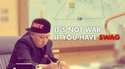 It's not war. #swag #korea #obey 
