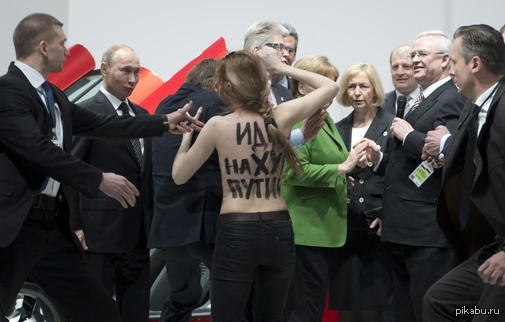 Puten also loves boobs)) - NSFW, Boobs, Vladimir Putin, Politics