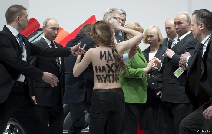 Putin and boobs - NSFW, Images, The photo, Vladimir Putin, Boobs