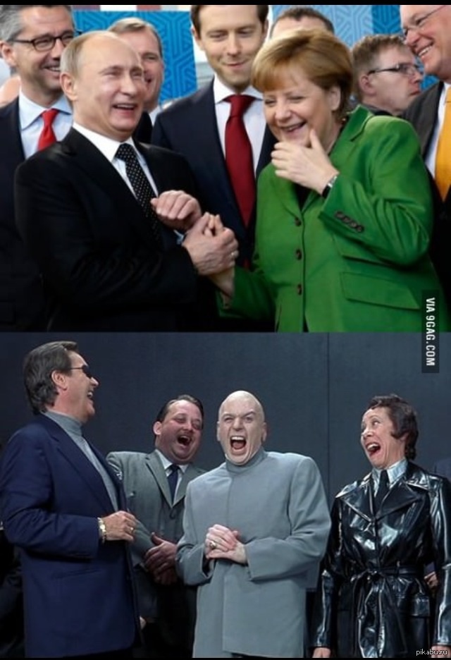 Путин и Меркель