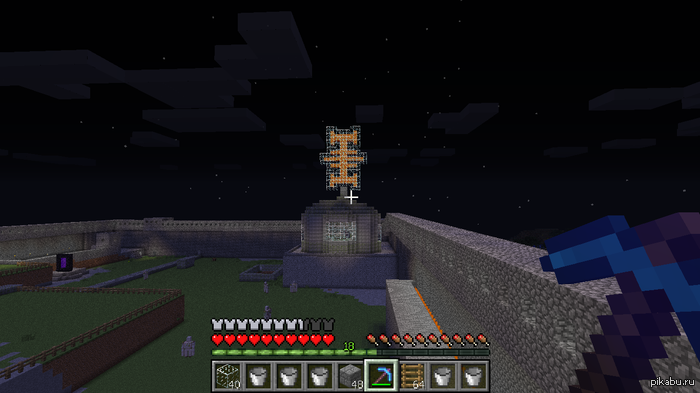 Лавовая инсигния в Майнкрафте