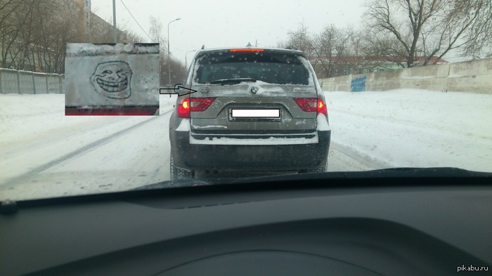 TrollFace на BMW :)