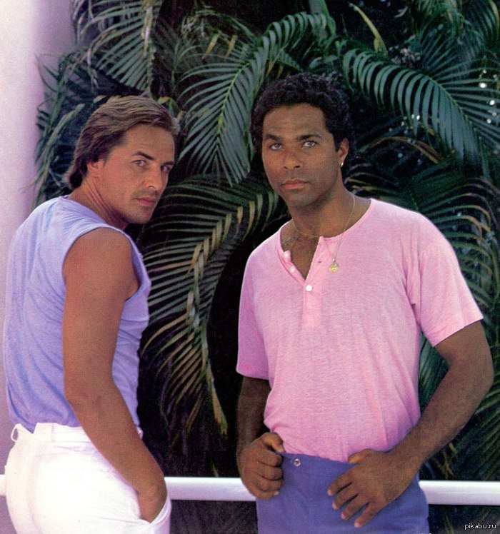 Miami Vice Don Johnson/Crockett, Philip Thomas/Tubbs