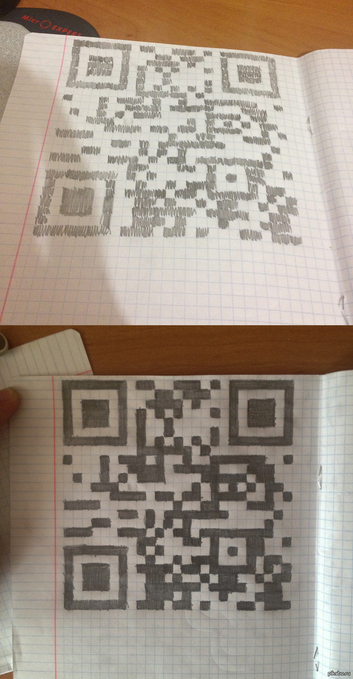 Можно ли нарисовать qr код от руки