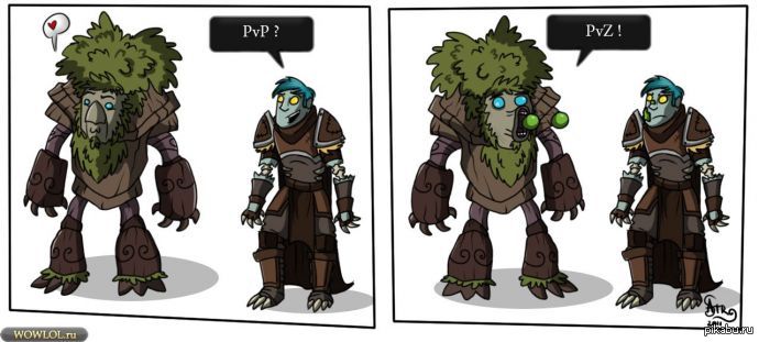 PVP? PVZ! PvP - player vs player.  PvZ - plants vs zombies.