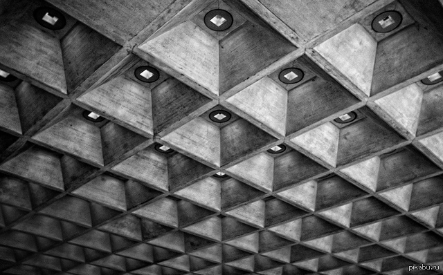 b&amp;w ceiling