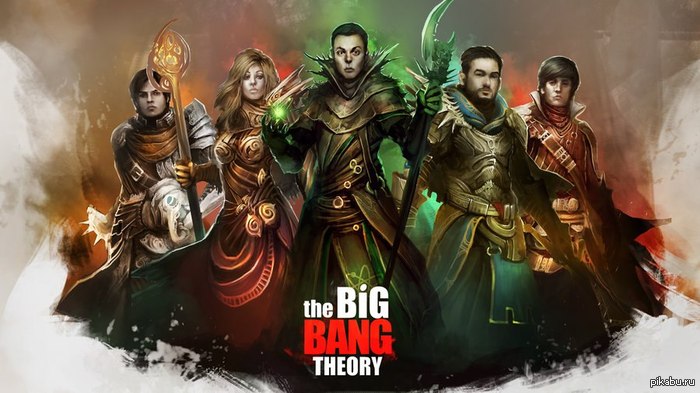 The Big Bang Theory - The Adventurers Wallpaper