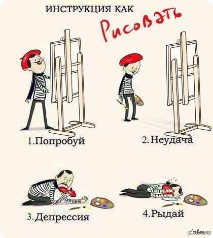 Начать рисовать Начать рисовать