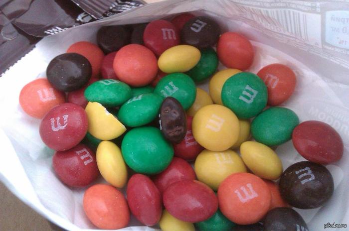 ������ M&amp;M's, � �� ���� ������ �������.