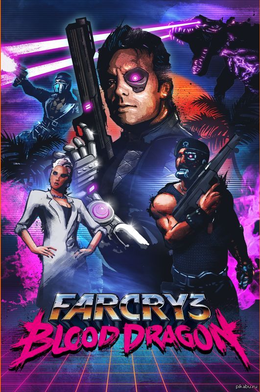 It seems to me alone that the main hero looks like Marty McFly - My, Far Cry 3: Blood Dragon, Назад в будущее, Poster, Back to the future (film)