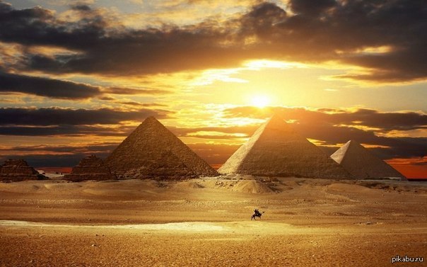 Dawn over the Pyramids of Giza, Egypt. - NSFW, Egypt, Pyramid, dawn