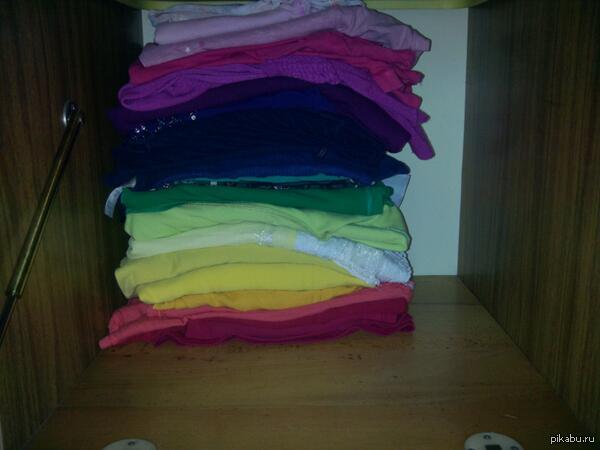 Упорядочила вещи)