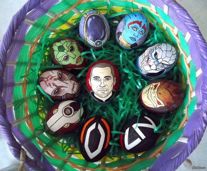Happy Easter and mass effect =) - Easter eggs, Easter, Mass effect